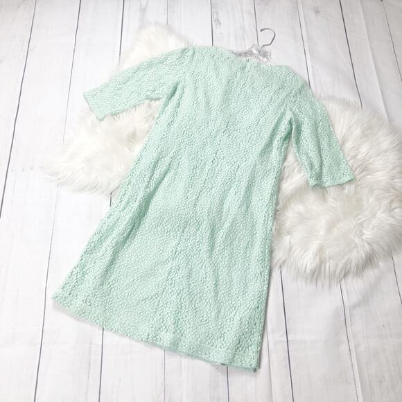 🆕 Pendleton Women's Mint‎ Green Lace Shift Dress Size 8 - Picture 5 of 6
